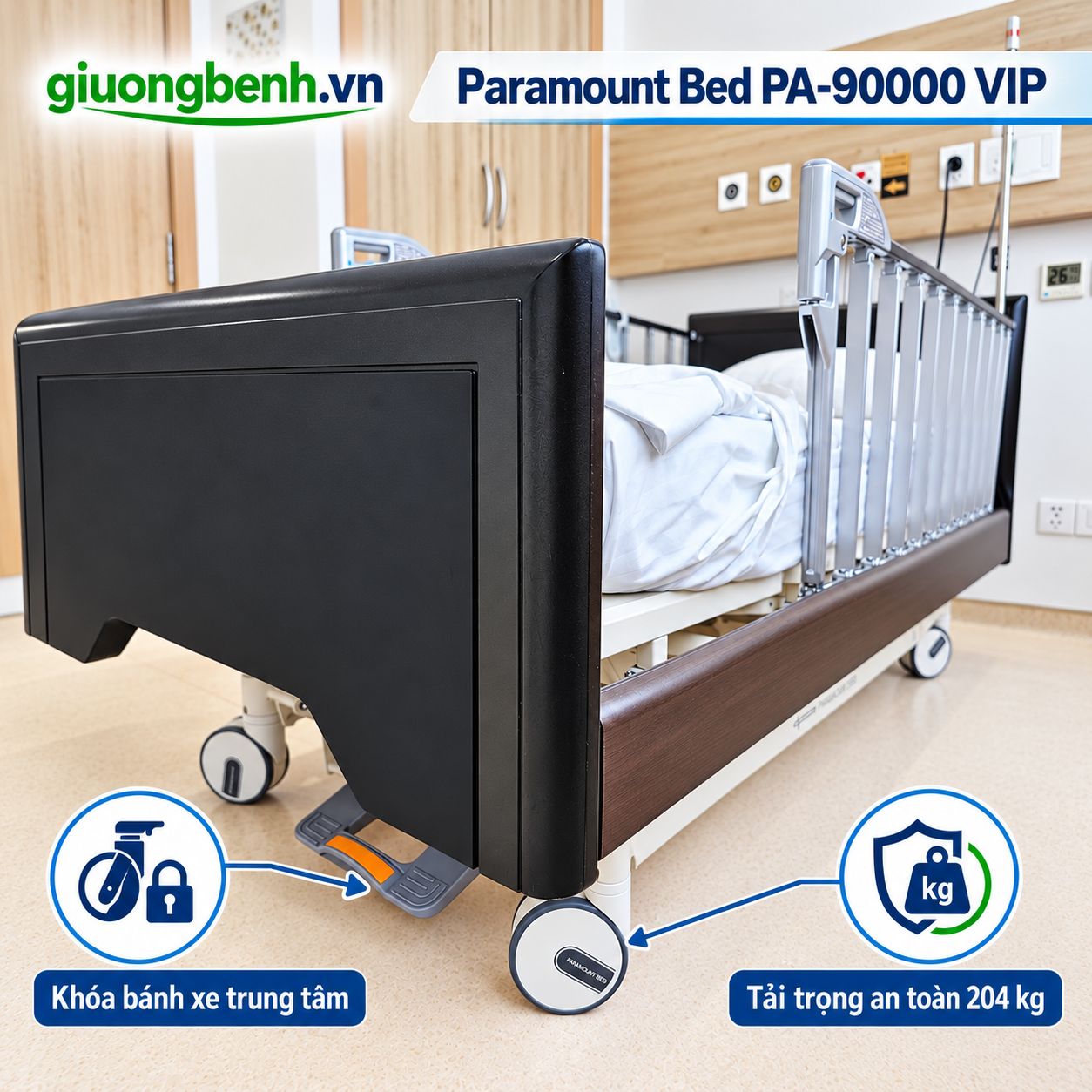 Giường ICU cao cấp Paramount Bed PA-90000 VIP